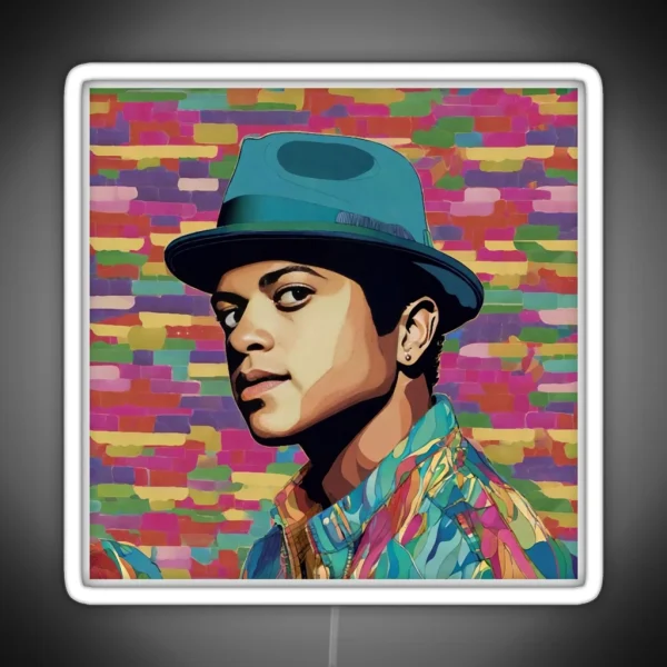 Bruno Mars RGB Neon Sign