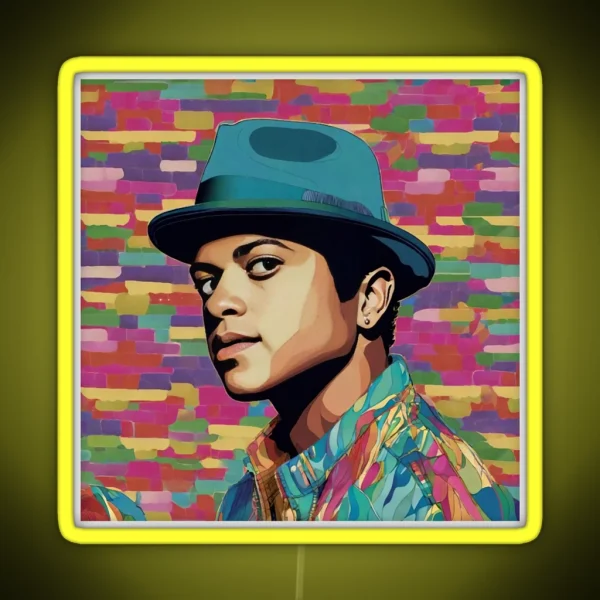 Bruno Mars RGB Neon Sign