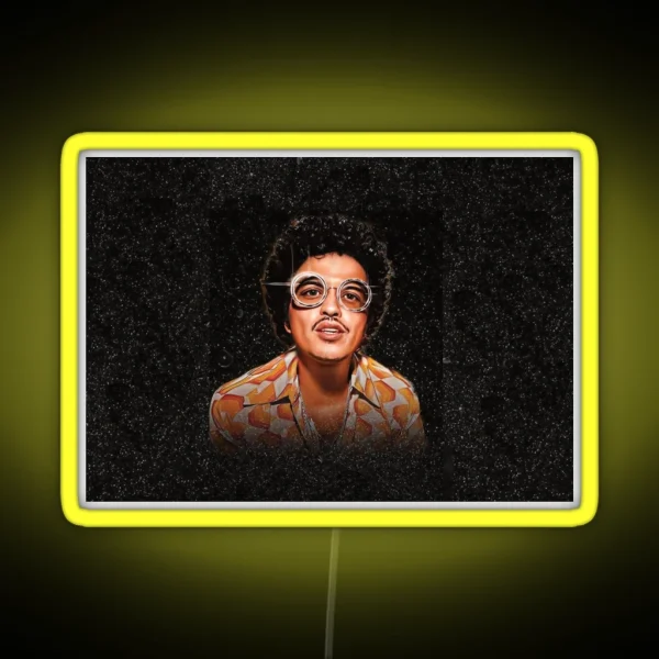 Bruno Mars RGB Neon Sign
