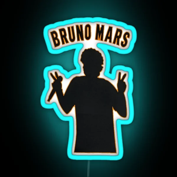 Bruno Mars RGB Neon Sign