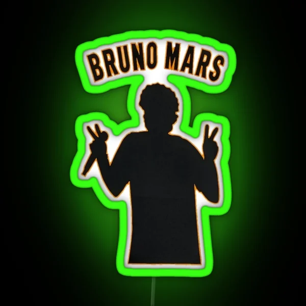 Bruno Mars RGB Neon Sign