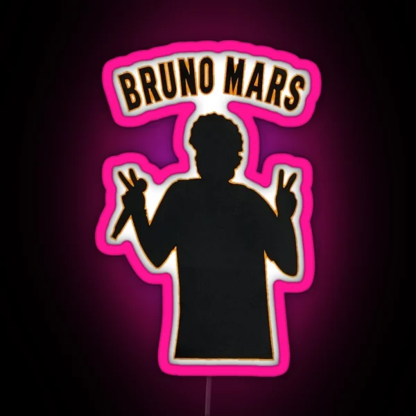 Bruno Mars RGB Neon Sign