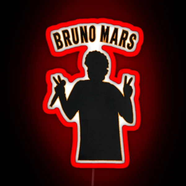 Bruno Mars RGB Neon Sign
