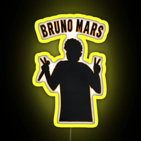 Bruno Mars RGB Neon Sign