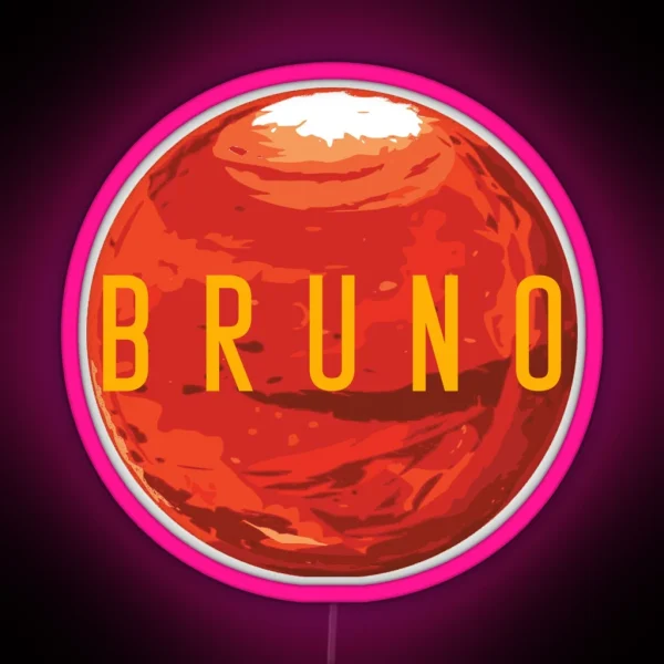 Bruno Mars RGB Neon Sign