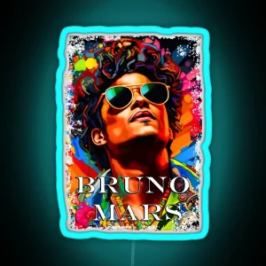 Bruno Mars RGB Neon Sign