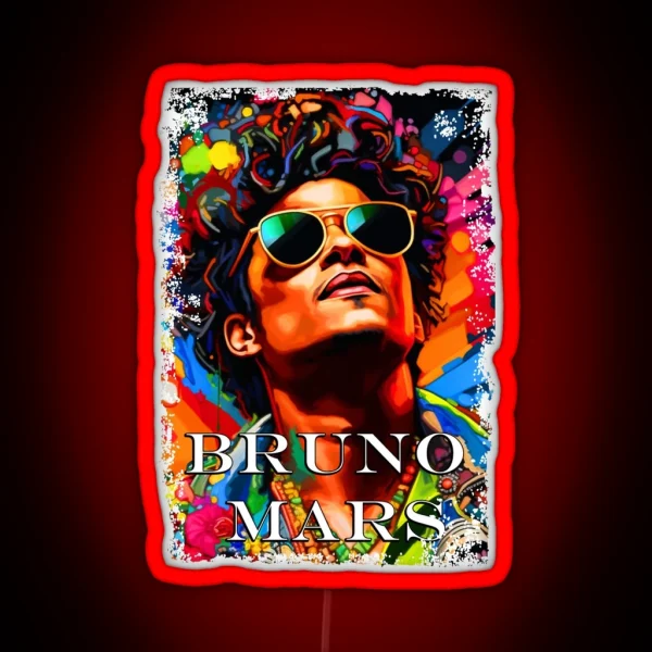 Bruno Mars RGB Neon Sign