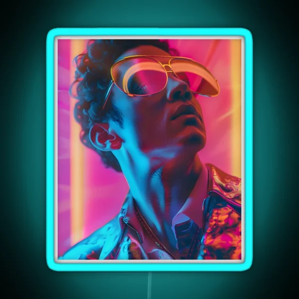 Bruno Mars RGB Neon Sign