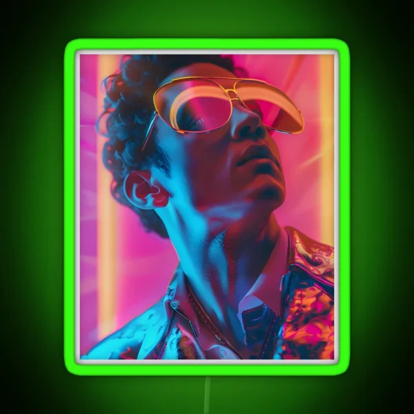 Bruno Mars RGB Neon Sign