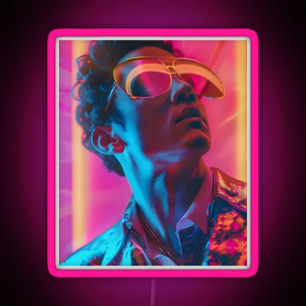 Bruno Mars RGB Neon Sign