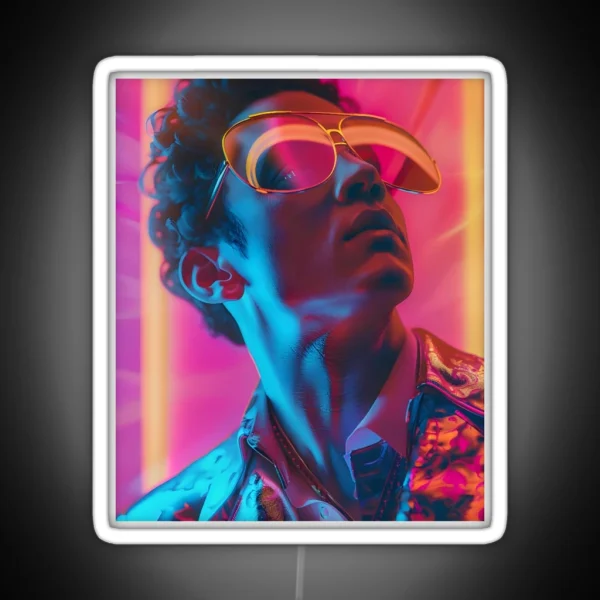 Bruno Mars RGB Neon Sign