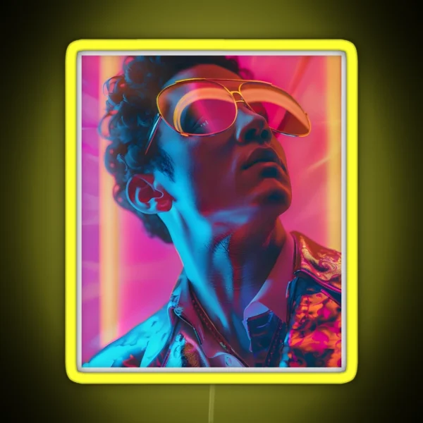 Bruno Mars RGB Neon Sign