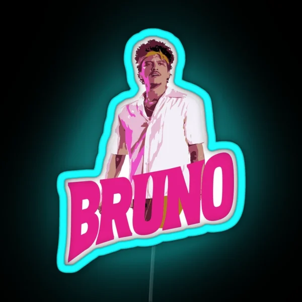 Bruno Mars RGB Neon Sign