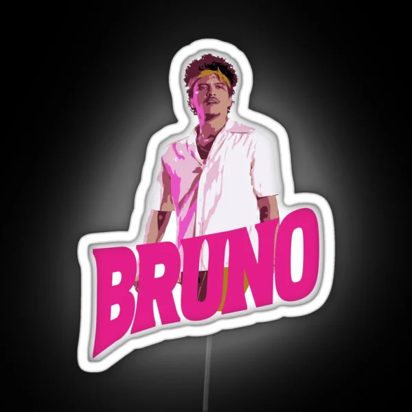 Bruno Mars RGB Neon Sign