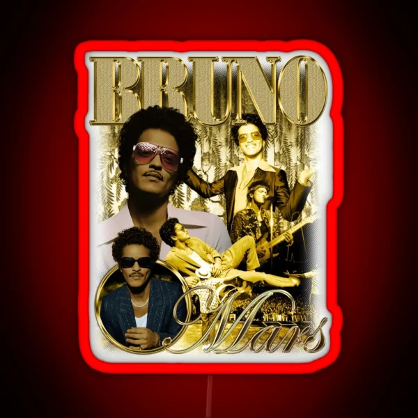 BRUNO MARS RGB Neon Sign