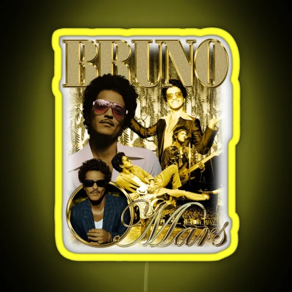 BRUNO MARS RGB Neon Sign
