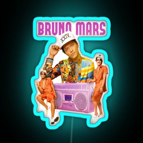 Bruno Mars RGB Neon Sign