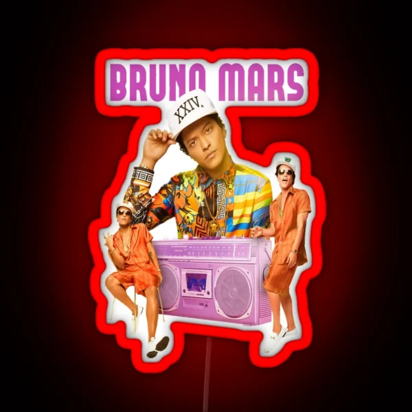 Bruno Mars RGB Neon Sign