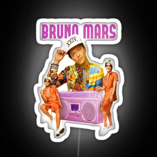 Bruno Mars RGB Neon Sign