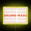 Add dynamic pop culture charm with this neon Bruno sign.
