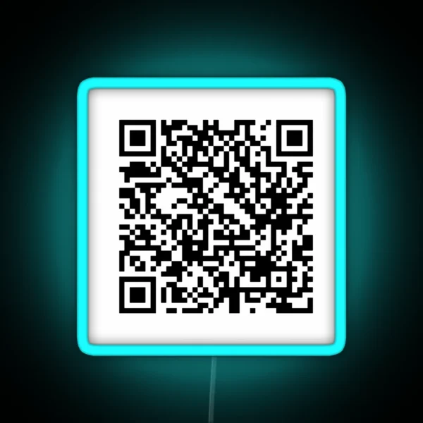 Bruno Mars When I Was Your Man QR Code RGB Neon Sign