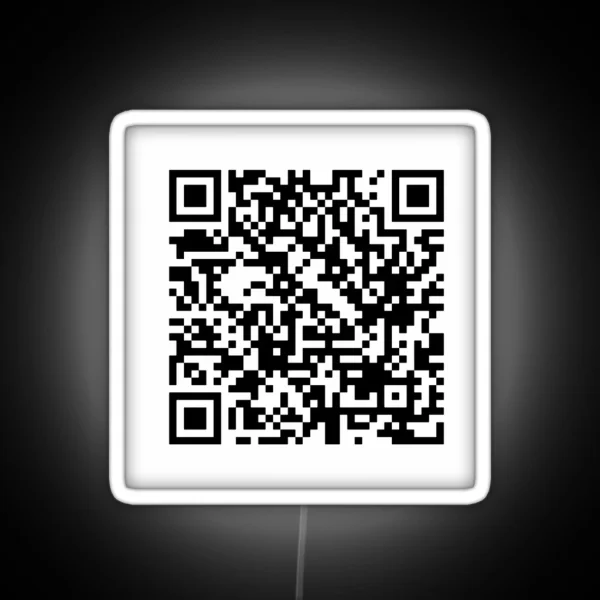 Bruno Mars When I Was Your Man QR Code RGB Neon Sign