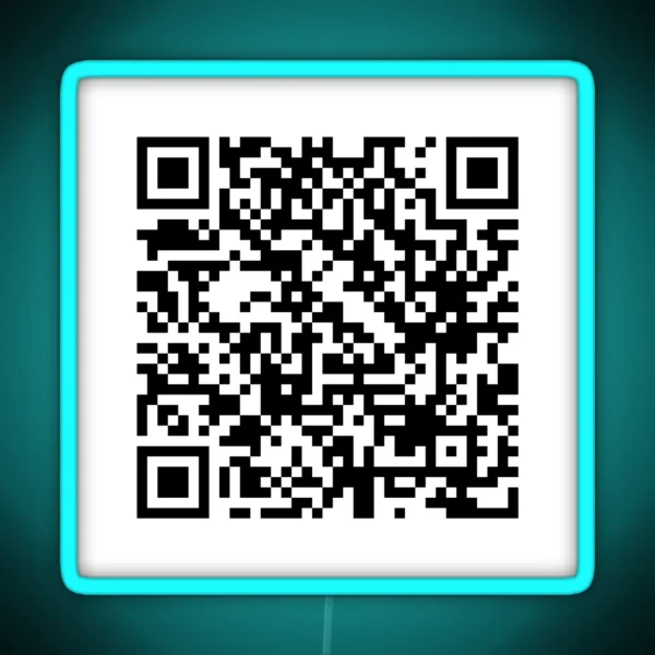 Bruno Mars When I Was Your Man QR Code RGB Neon Sign