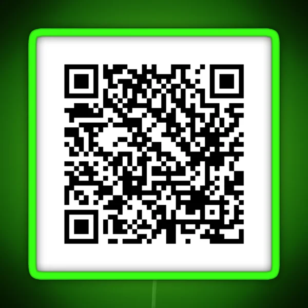 Bruno Mars When I Was Your Man QR Code RGB Neon Sign