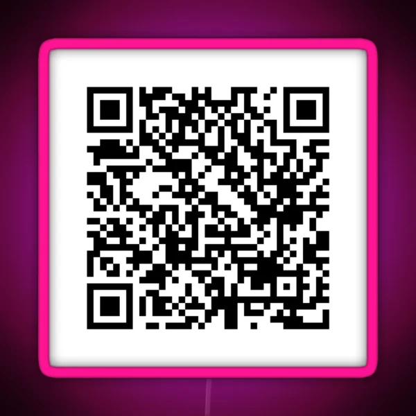 Bruno Mars When I Was Your Man QR Code RGB Neon Sign