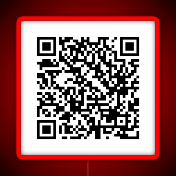 Bruno Mars When I Was Your Man QR Code RGB Neon Sign