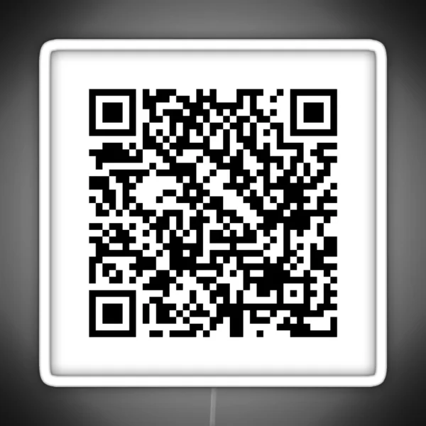 Bruno Mars When I Was Your Man QR Code RGB Neon Sign