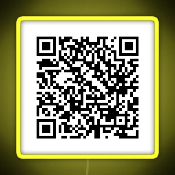 Bruno Mars When I Was Your Man QR Code RGB Neon Sign