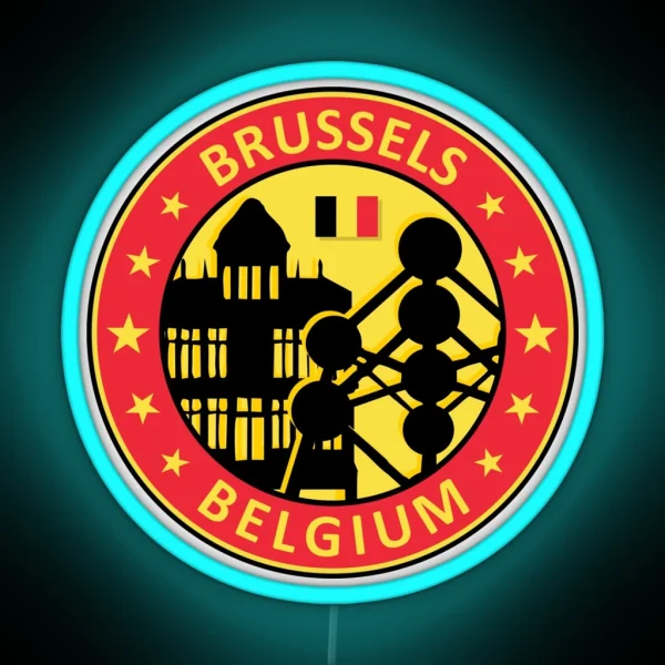 Brussels RGB Neon Sign