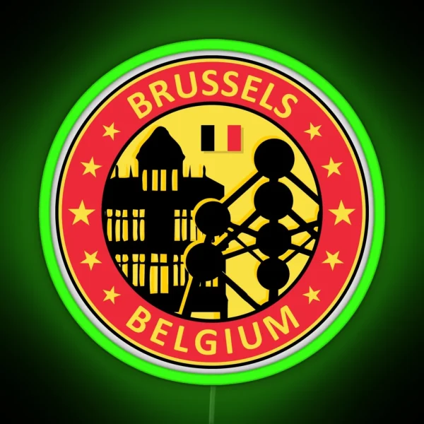 Brussels RGB Neon Sign