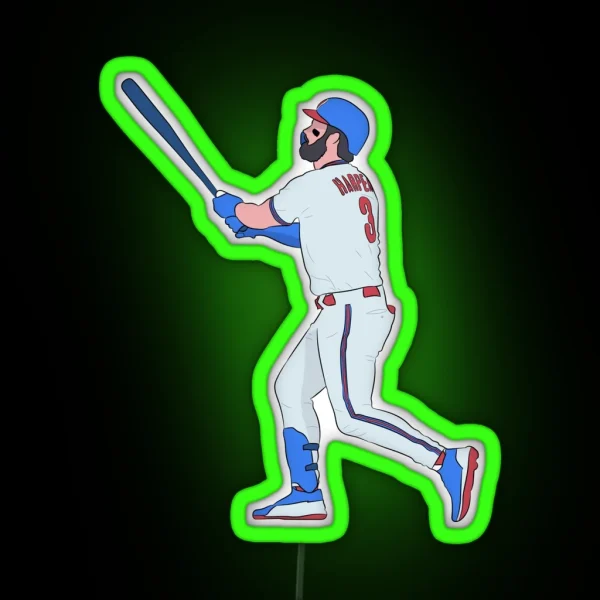 Bryce Harper RGB Neon Sign