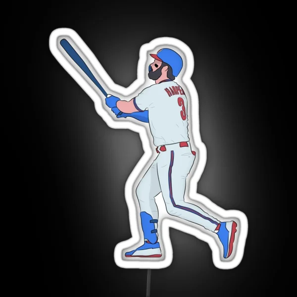 Bryce Harper RGB Neon Sign