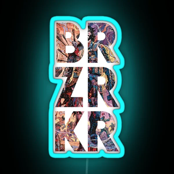 BRZRKR RGB Neon Sign