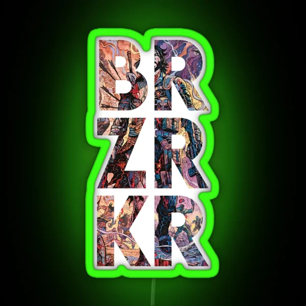 BRZRKR RGB Neon Sign