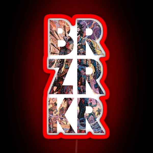 BRZRKR RGB Neon Sign