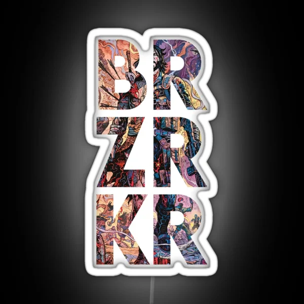 BRZRKR RGB Neon Sign