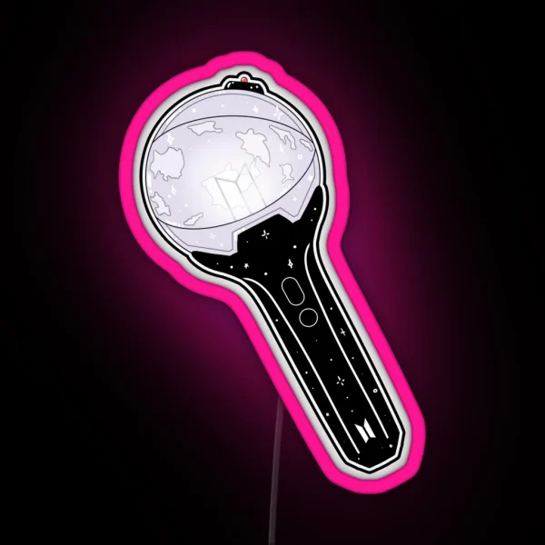 BTS Lightstick RGB Neon Sign