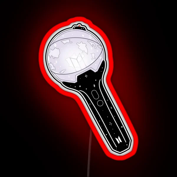 BTS Lightstick RGB Neon Sign
