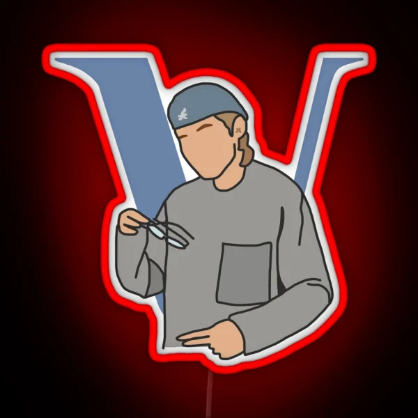 BTS V Taehyung Dynamite RGB Neon Sign
