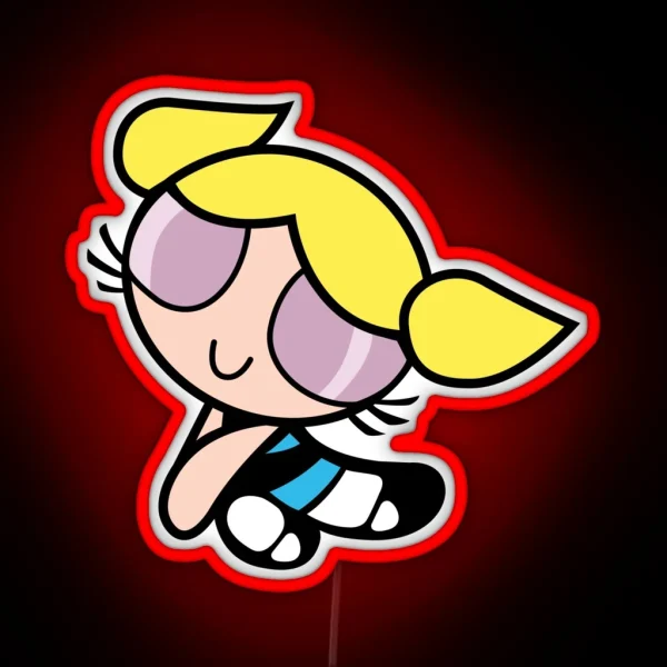 Bubble Princess Powerpuff Girls RGB Neon Sign