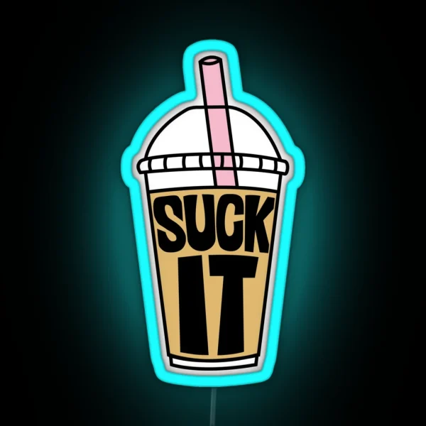 BUBBLE TEA RGB Neon Sign