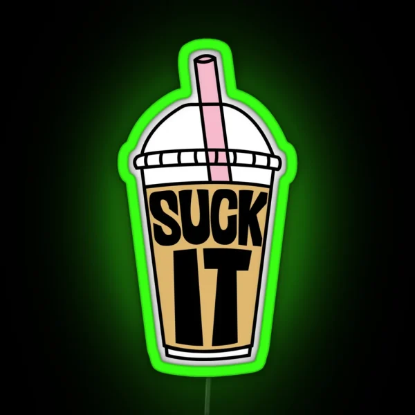 BUBBLE TEA RGB Neon Sign