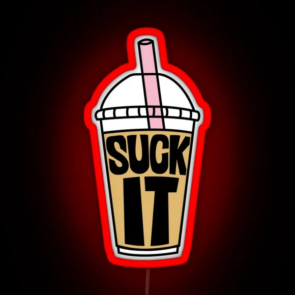 BUBBLE TEA RGB Neon Sign