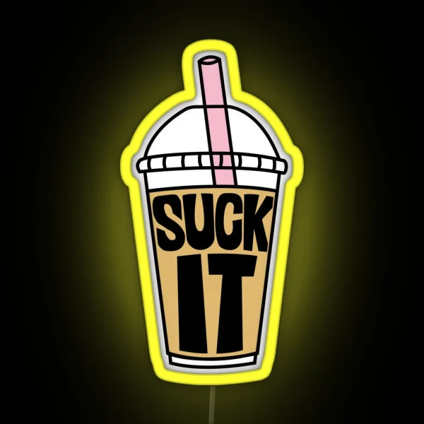 BUBBLE TEA RGB Neon Sign