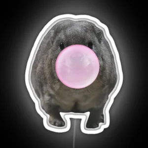 Bubblegum Rock Hyrax RGB Neon Sign