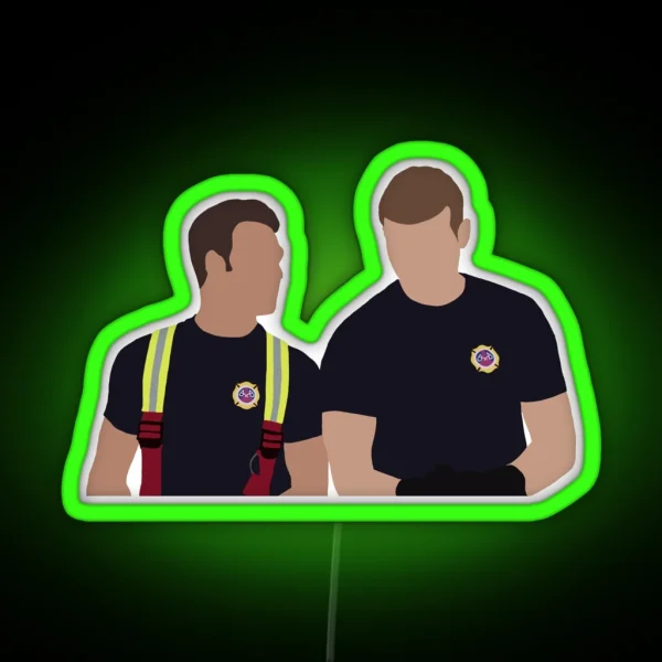 Buck And Eddie RGB Neon Sign